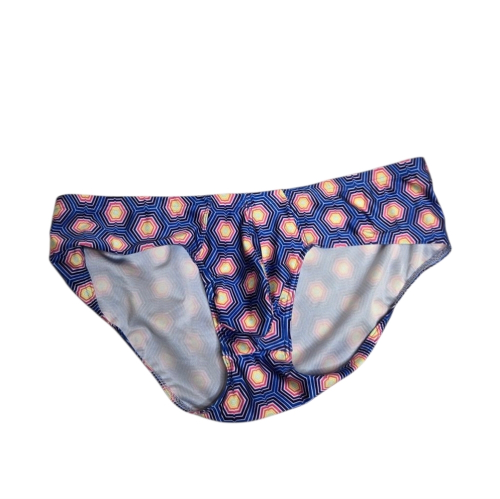 COCKSOX Australia boy leg swim brief in‎ geometric Euphoria print XL